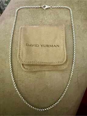 David Yurman Men’s Sterling Silver Chain Necklace - Silver